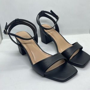 (NWOT) A New Day Sonora Block Heel Shoes, Black - Size 6